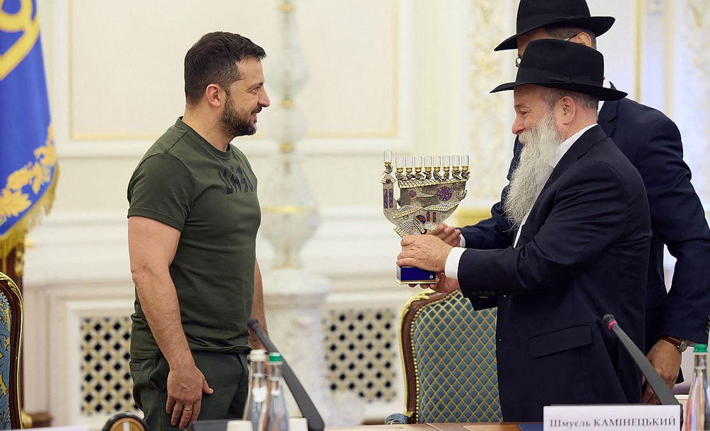 Зеленский еврей с равинами