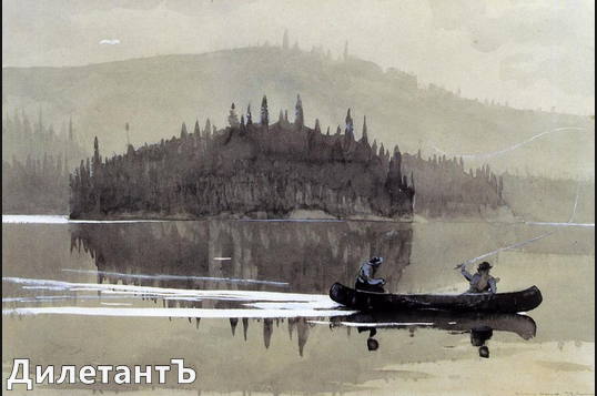 Лодка на озере