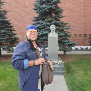 У могилы Сталина.