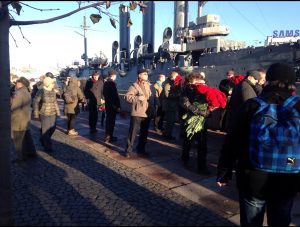7 ноября 2017 год. Возложение цветов.